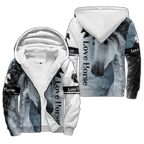 Love Horse 3D All Over Printed Hoodie Pi112055