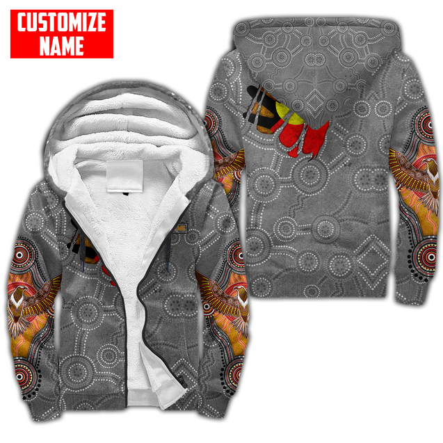 Custom name Aboriginal Australia In my heart Indigenous Painting Art 3D Cloak shirts