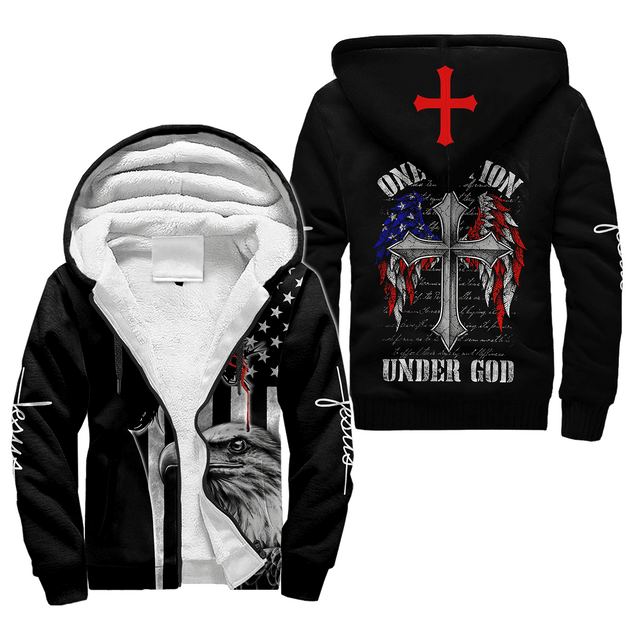 One Nation Under God 3D All Over Printed Unisex Shirts