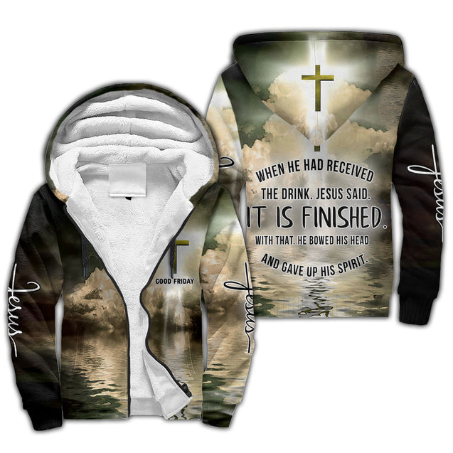 Premium Unisex Hoodie 3D All Over Printed Easter Day Christian Jesus No45 ML