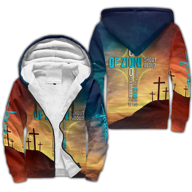 Premium Unisex Hoodie 3D All Over Printed Easter Day Christian Jesus No47 ML