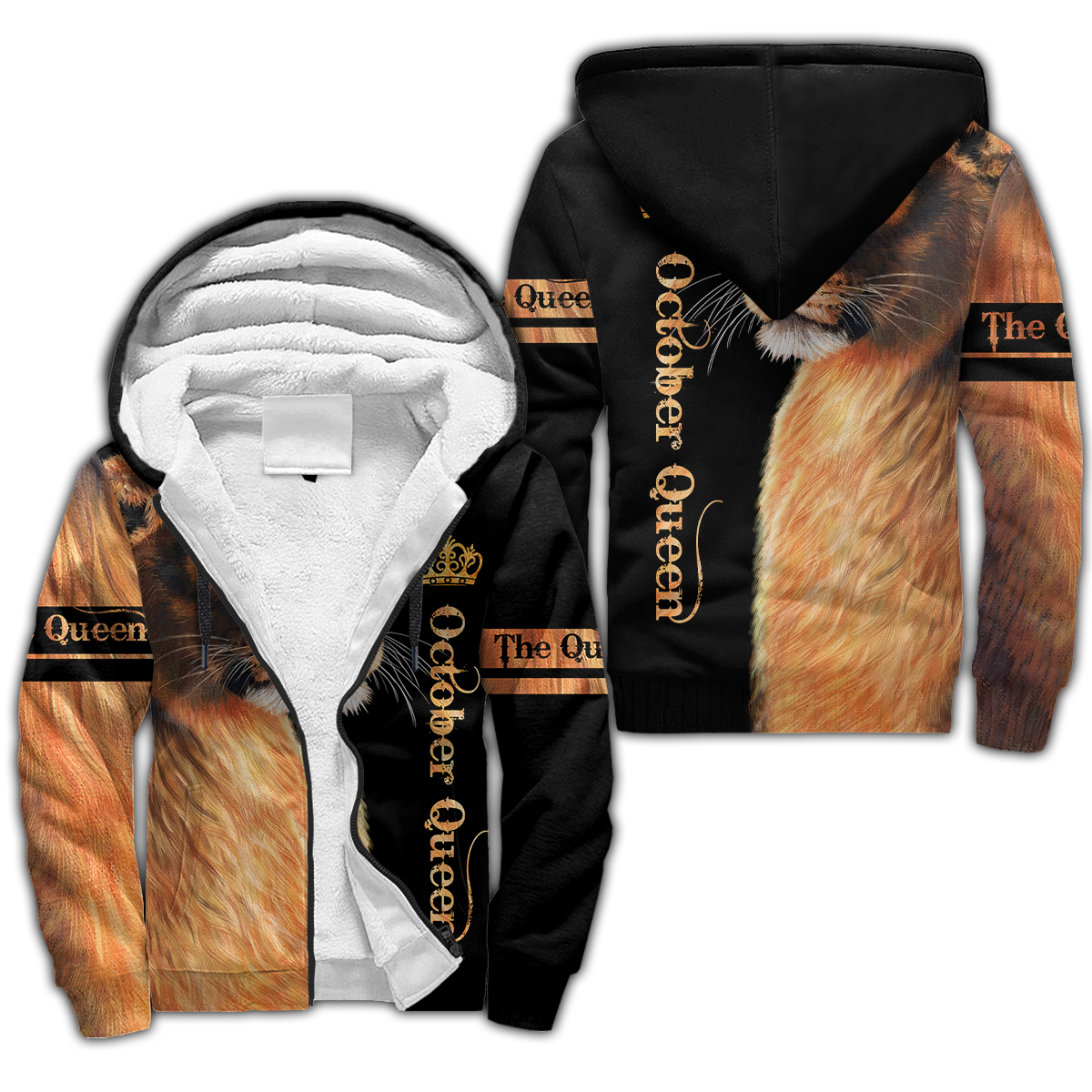 October Lion Queen 3D All Over Printed Shirt for Women