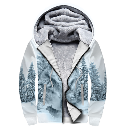 Love Wolf Native American 3D All Over Printed Shirts for Women