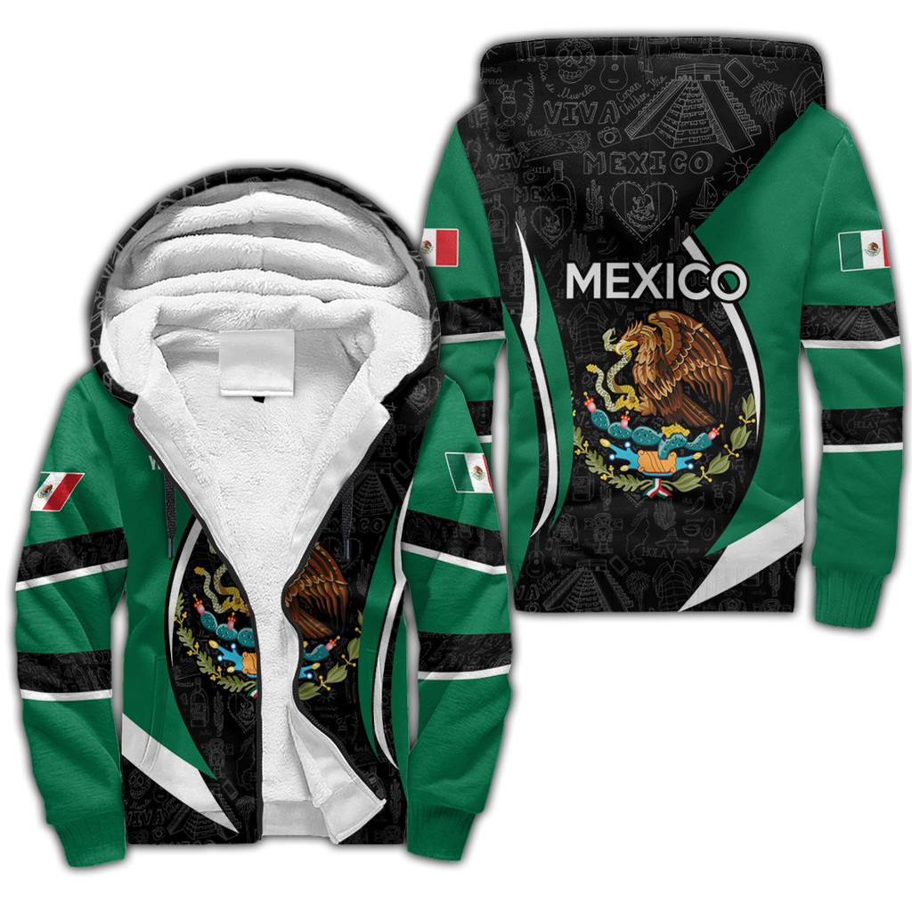 Persionalized Mexico 3D All Over Printed Unisex Hoodie