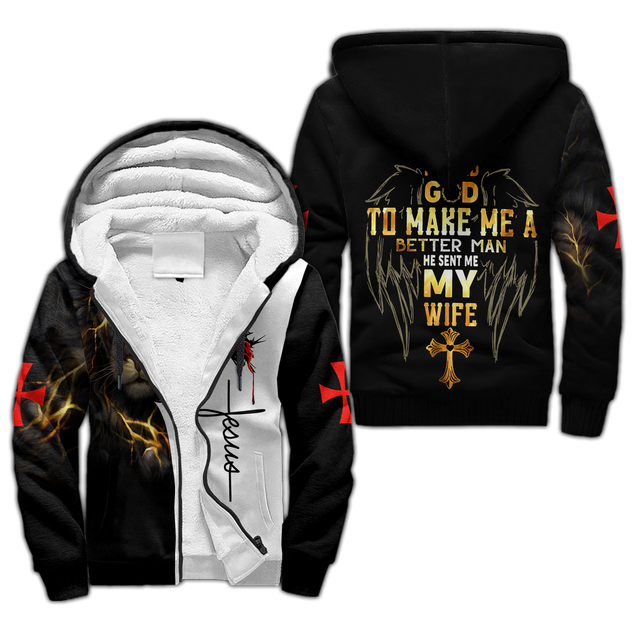 I Asked God To Make Me A Better Man 3D All Over Printed Hoodie Pi112059