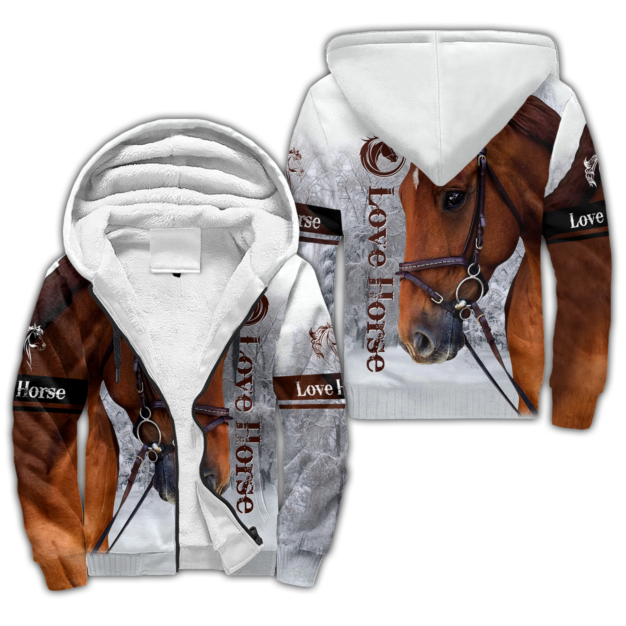 Love Horse 3D All Over Printed Shirts Pi05012102