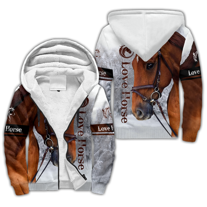 Love Horse 3D All Over Printed Shirts Pi05012102