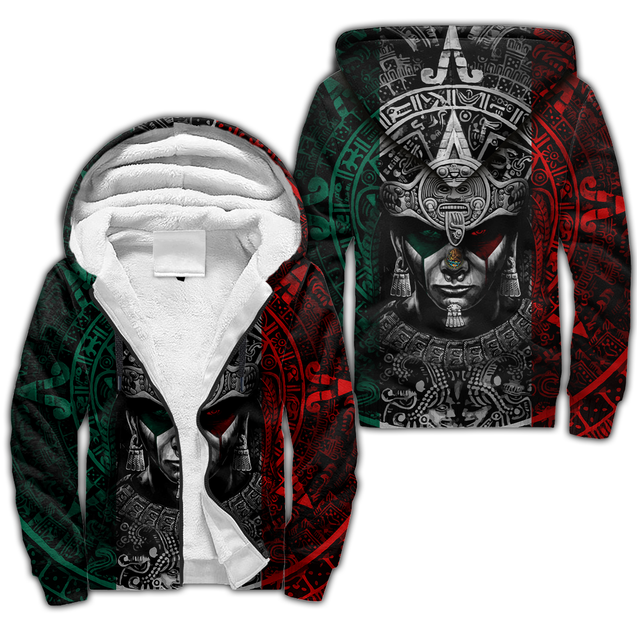 Aztec Warrior 3D All Over Printed Hoodie