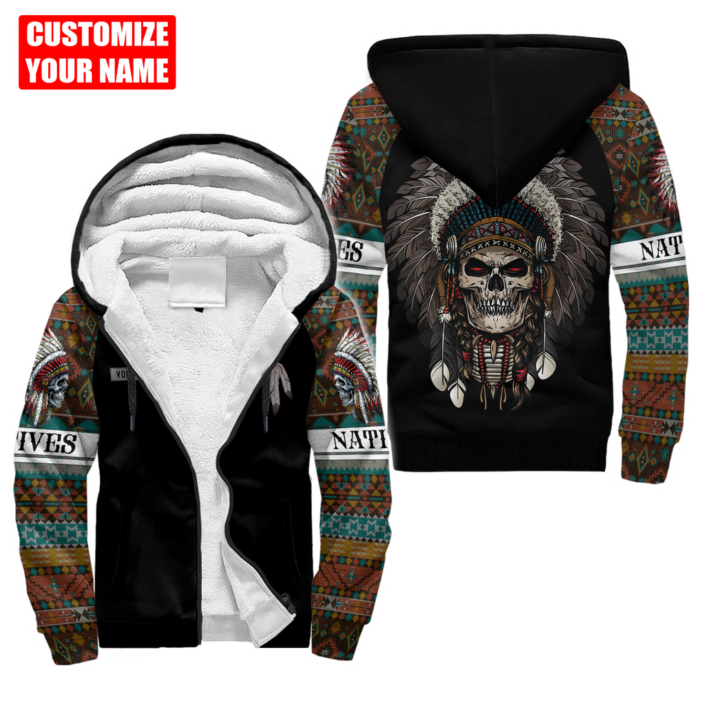 Customized name Native American 3D All Over Printed Unisex Shirts