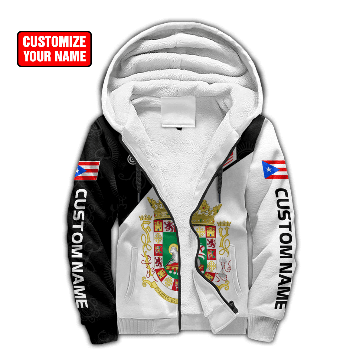 Customize Name Puerto Rico 3D All Over Printed Unisex Shirts