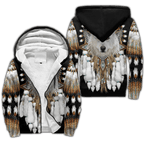 Love Wolf Native American 3D All Over Printed Shirts for Women