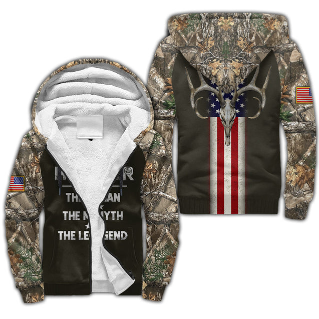 Hunter The Man The Myth The Legend 3D All Over Printed Unisex Shirts