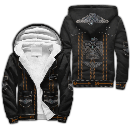 Native Cowboy Jacket No13 Cosplay 3D Over Printed Unisex Deluxe Hoodie ML