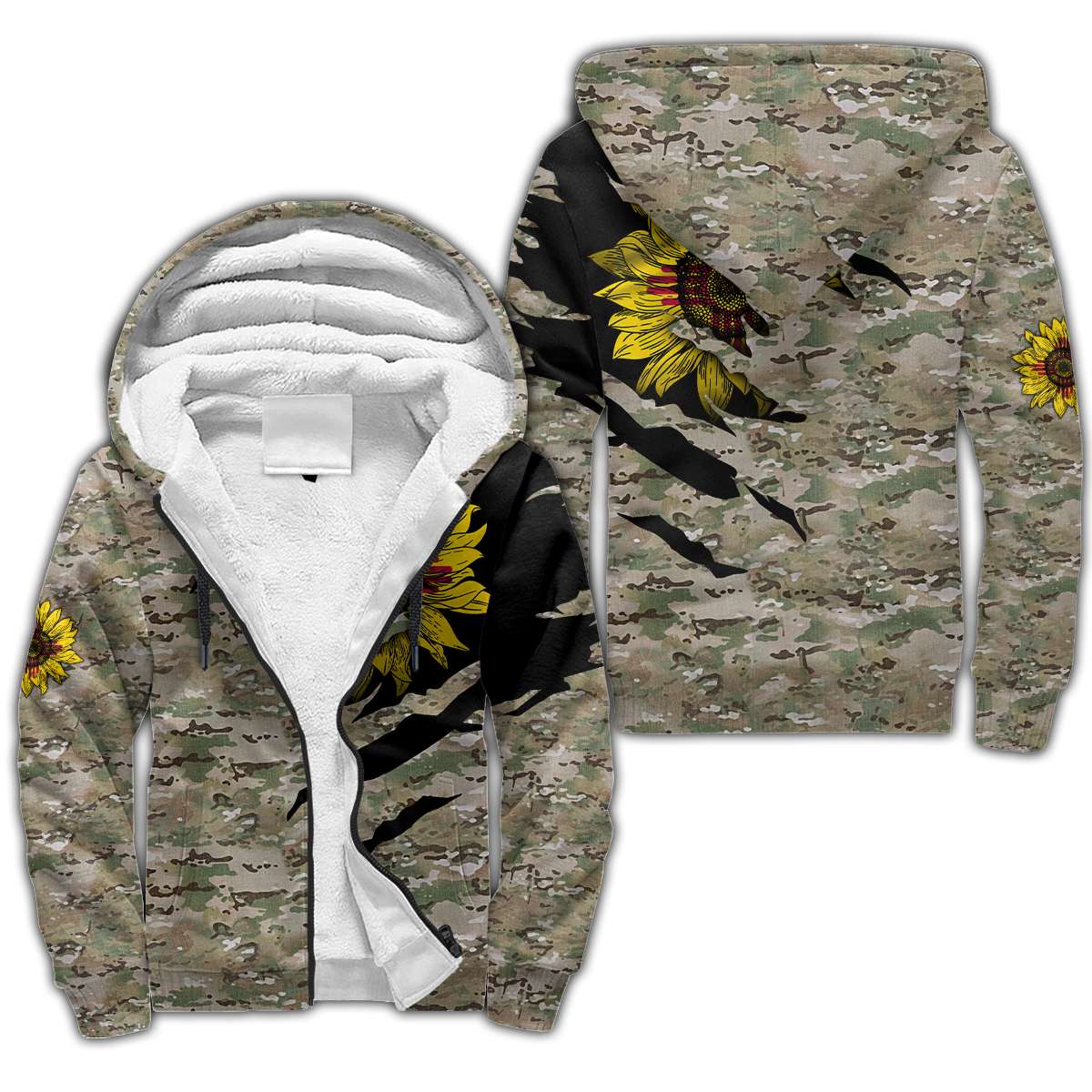 New Mexico Sunflower Camo 3D All Over Printed Unisex Shirts