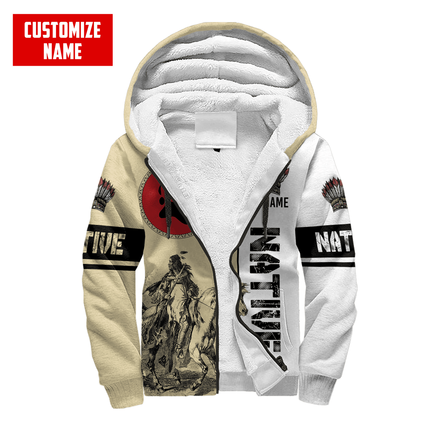 Customized Name Native American 3D All Over Printed Unisex Shirts