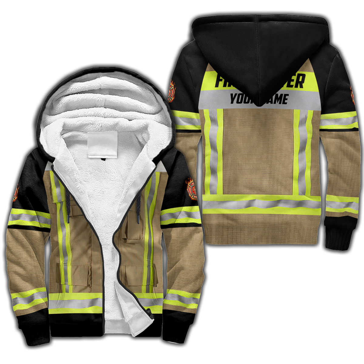 Customize Name Firefighter 3D All Over Printed Unisex Shirts MH01122001