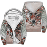 Wolf Floral 3D All Over Printed Unisex Deluxe Hoodie ML