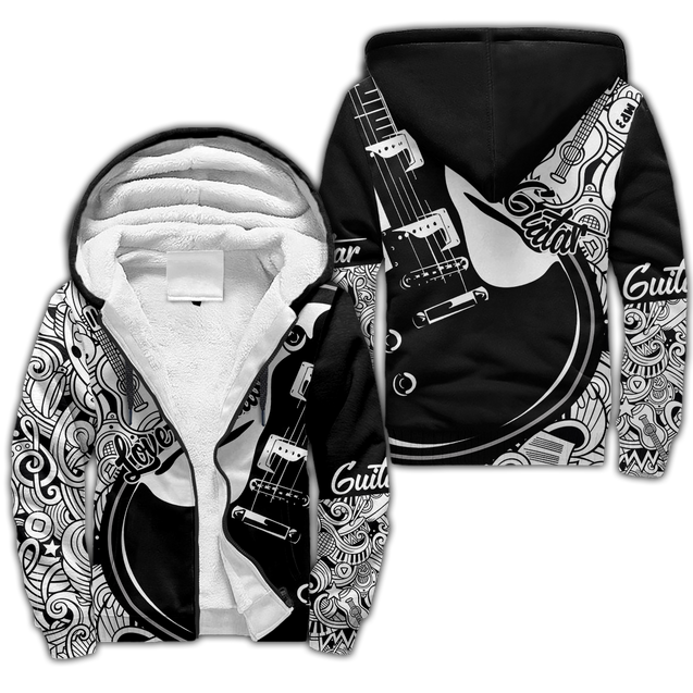 Love Guitar All Over Printed Unisex Shirts