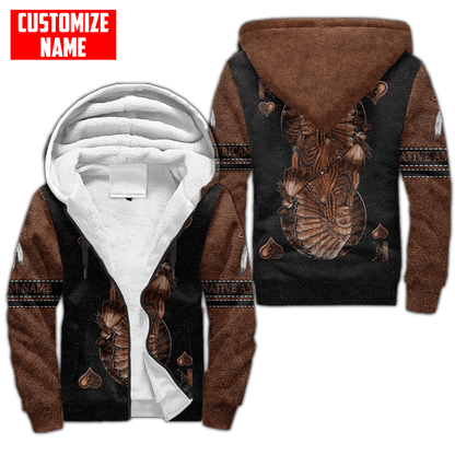Customized name Native American 3D All Over Printed Unisex Shirts