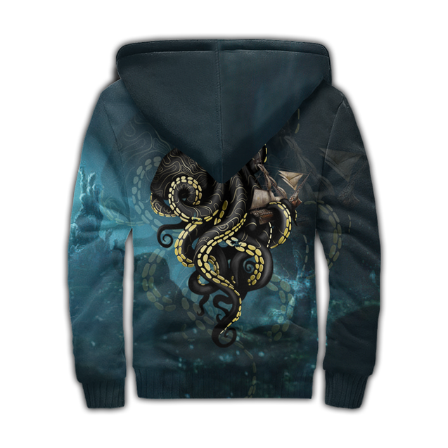 Premium Unisex Hoodie Kraken Octopus King of The Seven Seas IV ML