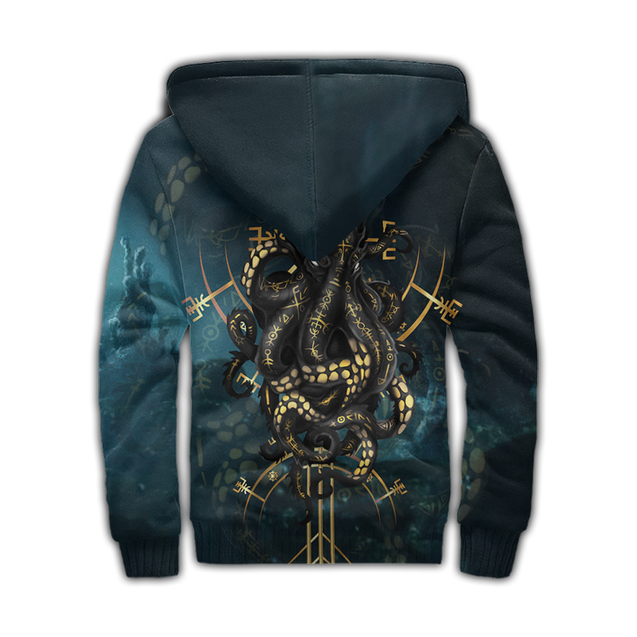 Premium Unisex Hoodie Kraken Octopus King of The Seven Seas III ML