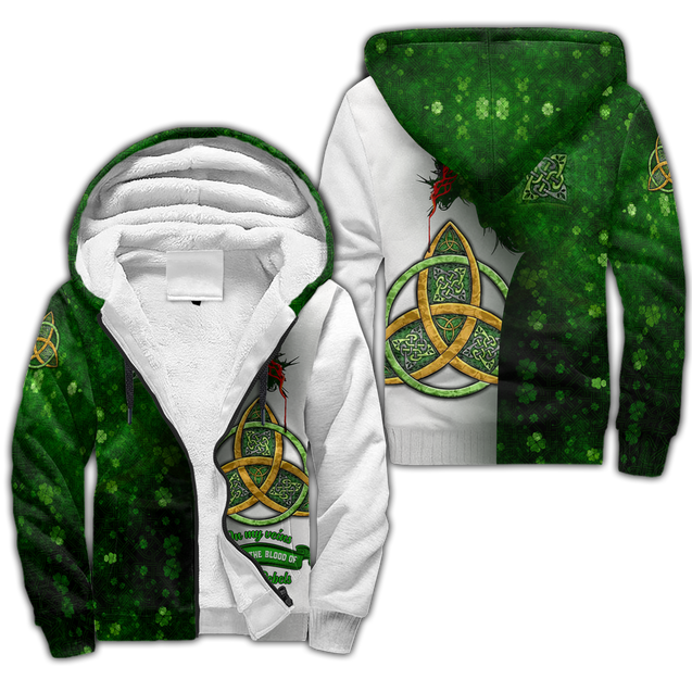 Premium Unisex Hoodie Irish St.Patrick Jesus Irish Rebel In My Vain ML