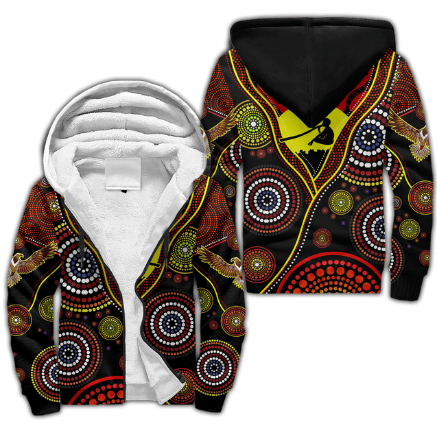 Australian Aboriginal Flag Didgeridoo 3D printed shirts