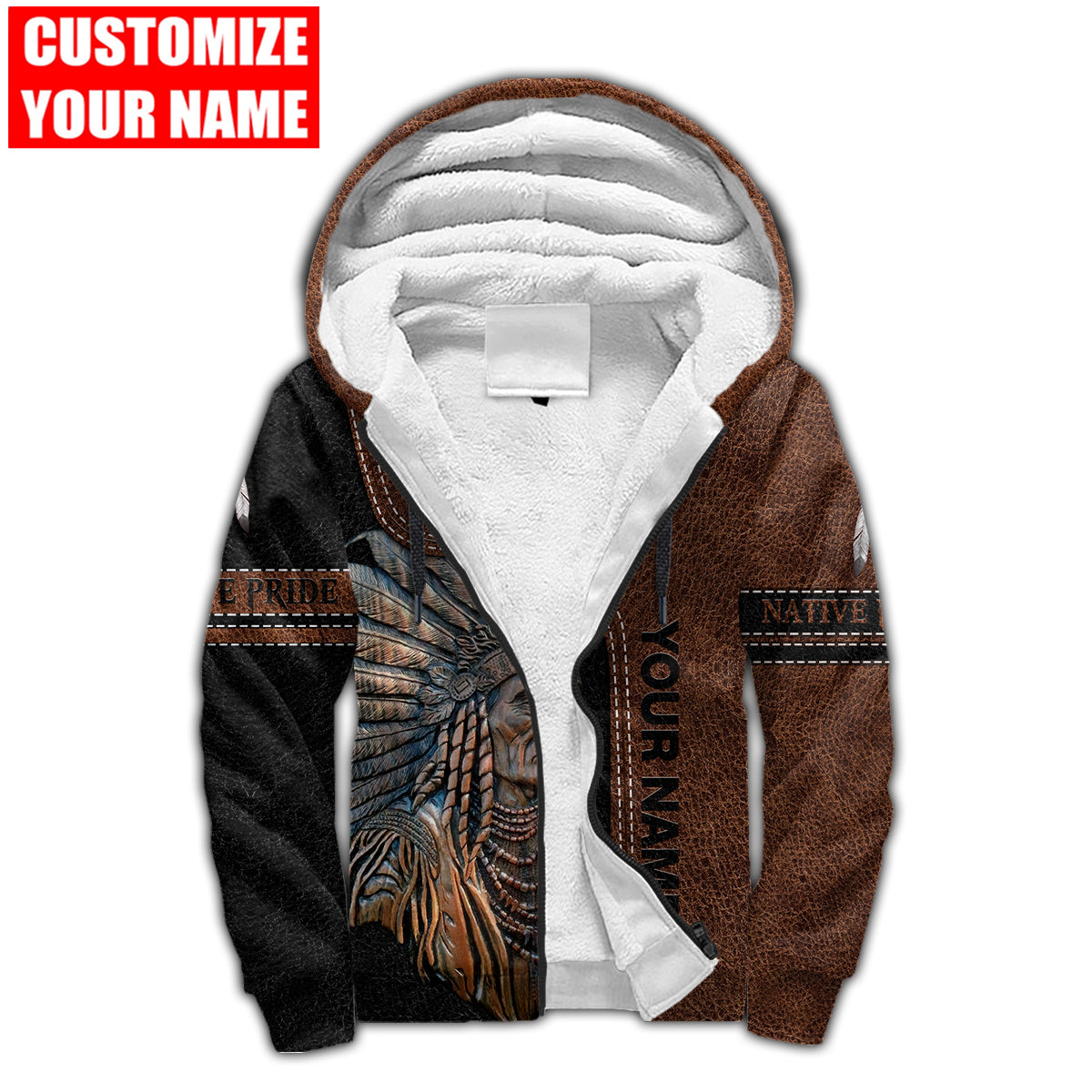 Customized Name Native American 3D All Over Printed Shirts for Women