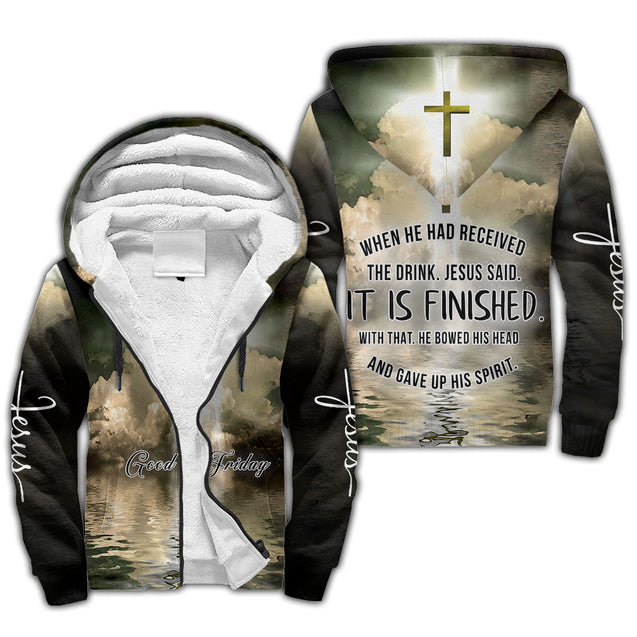 Premium Unisex Hoodie 3D All Over Printed Easter Day Christian Jesus No44 ML