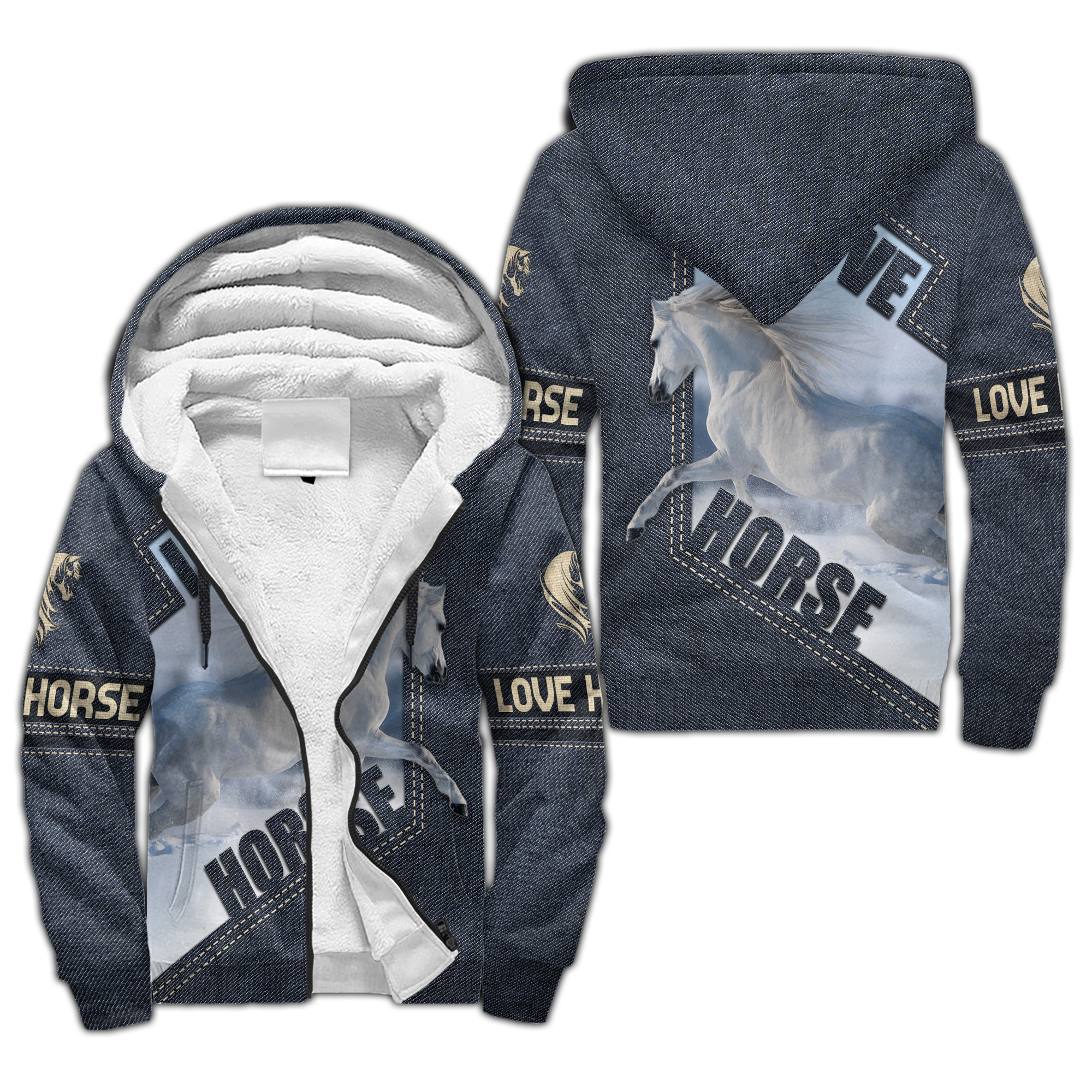 Love Horse  3D All Over Printed Shirts Pi112094XT