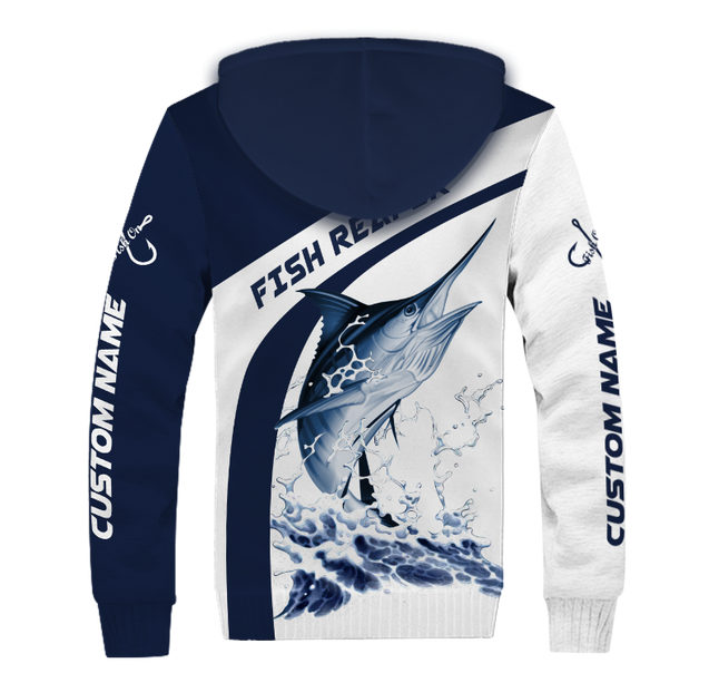 Custom name Marlin fishing design 3d print shirts