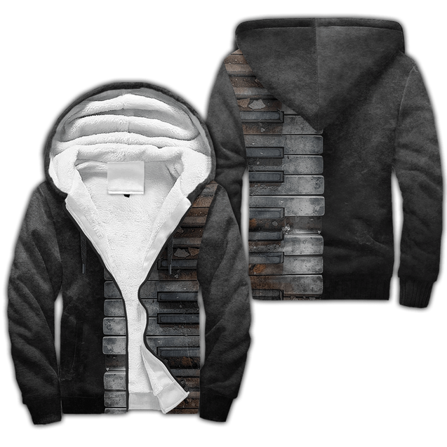 Piano 3D All Over Printed Hoodie For Men And Women