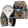 Deer Hunting 3D Over Printed Unisex Deluxe Hoodie ML