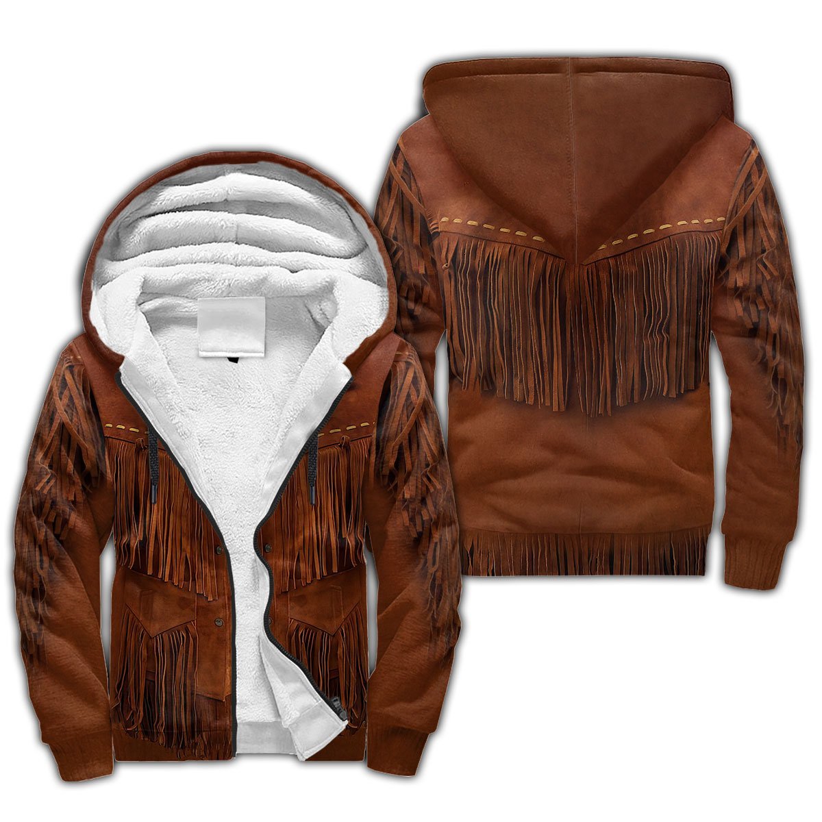 Native Cowboy Jacket No23 Cosplay 3D Over Printed Unisex Deluxe Hoodie ML