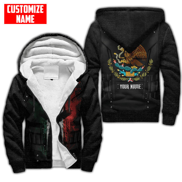 Customized Name Coat Of Arms Mexico 3D All Over Printed Unisex Shirts