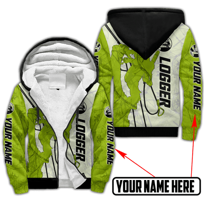 Premium Personalized 3D Printed Logger Shirts MEI