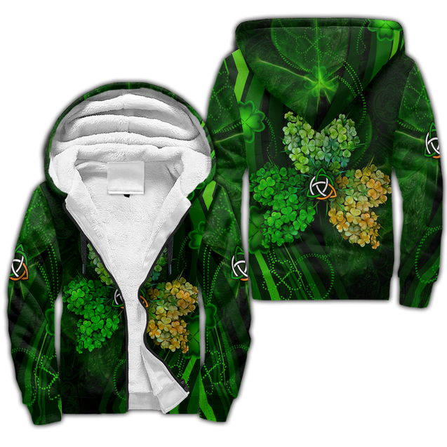 Premium Unisex Hoodie Irish St.Patrick Shamrock ML