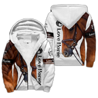 Love Horse 3D All Over Printed Hoodie Pi112056
