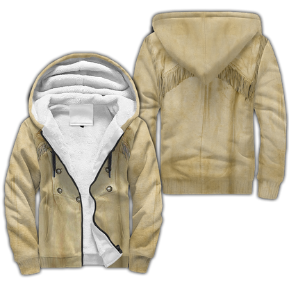 Native Cowboy Jacket No30 Cosplay 3D Over Printed Unisex Deluxe Hoodie ML