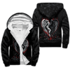Skull and Beauty 3D All Over Printed For Men And Women Fleece Zip-up Hoodie