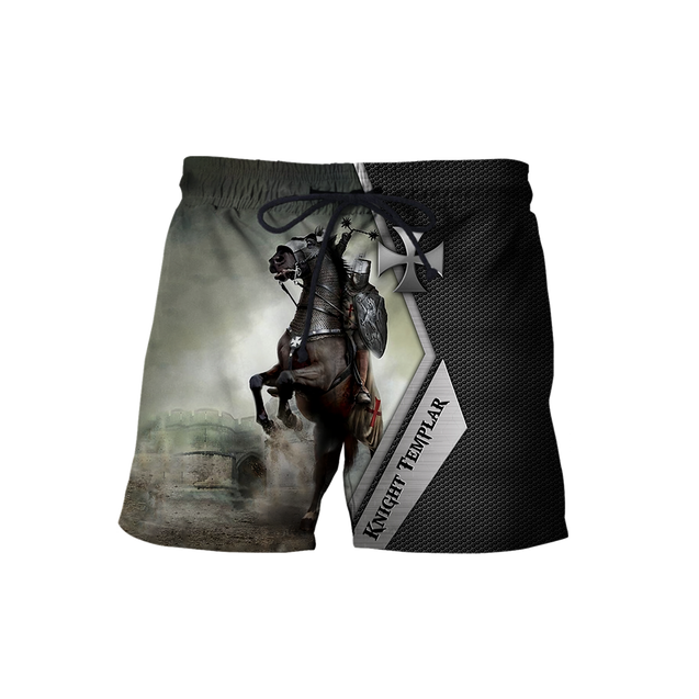 Premium Knight Templar Riding Horse All Over Printed Shirts For Men And Women MEI