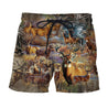 3D All Over Printed Deer camo Clothes-Apparel-HP Arts-SHORTS-S-Vibe Cosy™