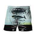 3D All Over Printed Vintage Whales Shirts And Shorts-Apparel-HP Arts-T-Shirt-S-Vibe Cosy™