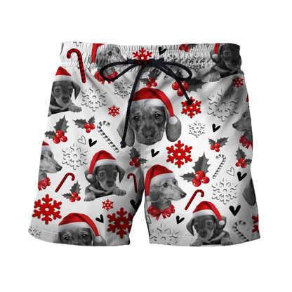 3D Dachshund Xmas Pattern Unisex Hoodie TR3010204