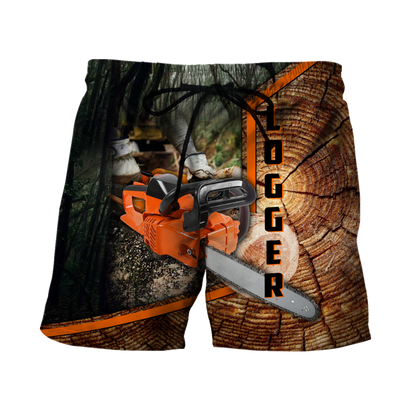 Logger Chainsaw 3D Unisex Hoodie TR1111204XT