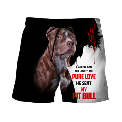 Premium God Sent Me My Pit Bull Unisex Shirts