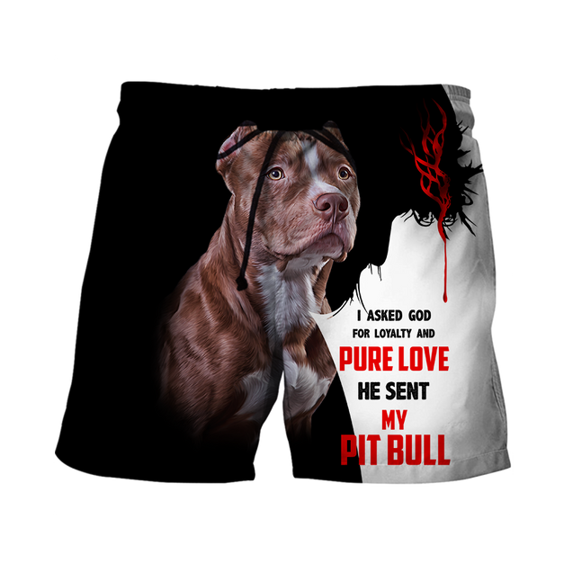 Premium God Sent Me My Pit Bull Unisex Shirts