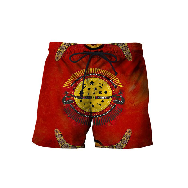 Aboriginal Boomerang And Lizard Pattern Shirt For Men And Women