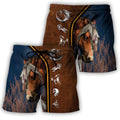 Love Horse 3D All Over Printed Shirts TR0705203-Apparel-MP-Shorts-S-Vibe Cosy™
