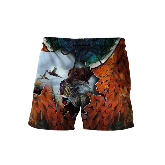 Pheasant Labrador Hunting 3D All Over Printed Shirts For Men And Women AZ100101-Apparel-MP-Shorts-S-Vibe Cosy™